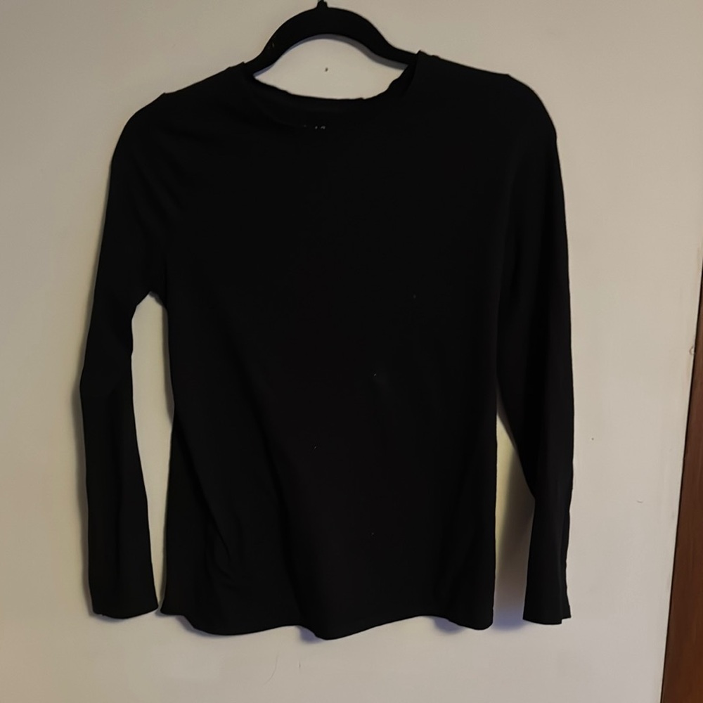 Classic Black Long Sleeve Top